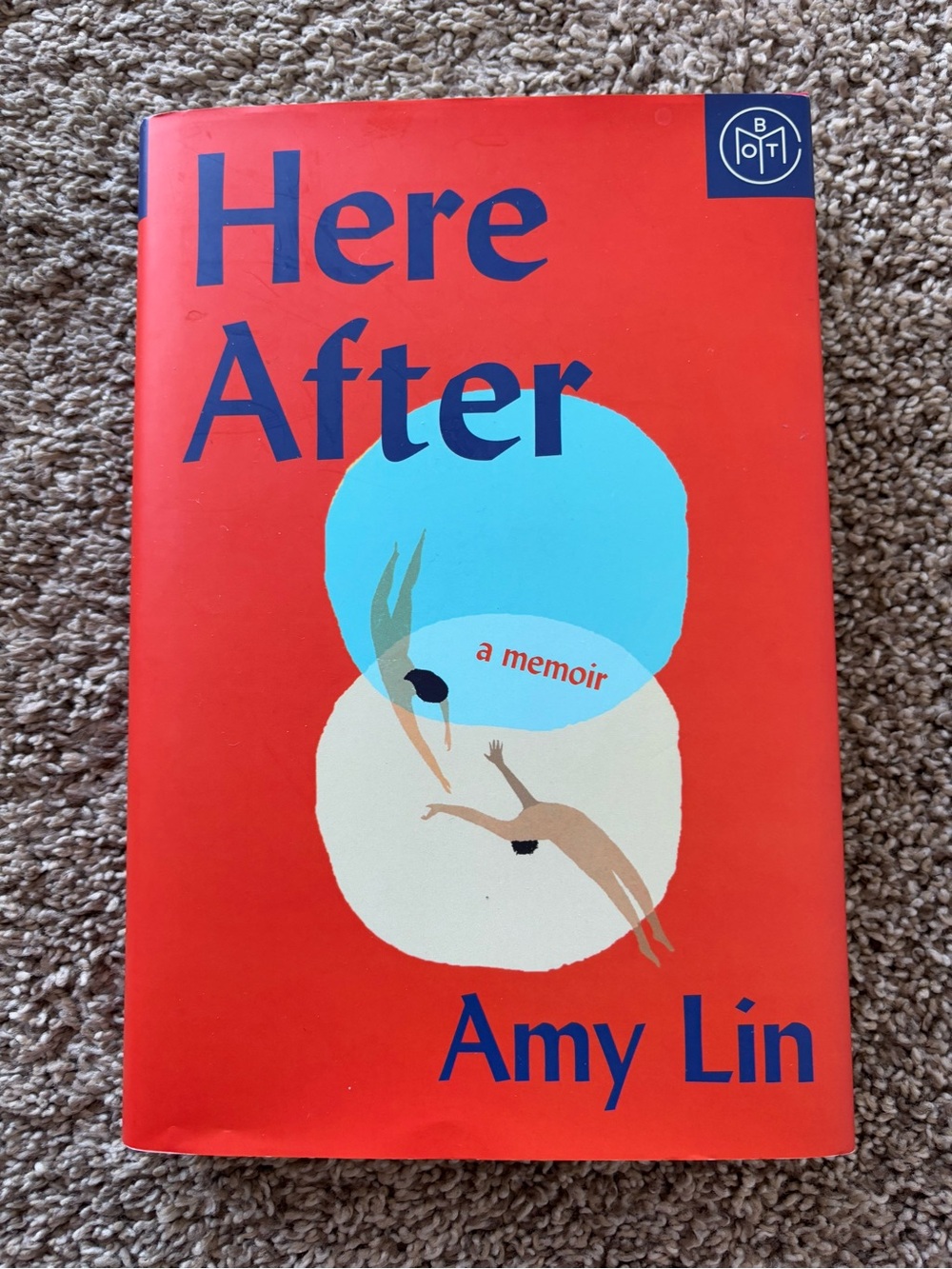 Here After by Amy Lin Book of the Month BOTM Adult Fiction Book hardcover Memoir